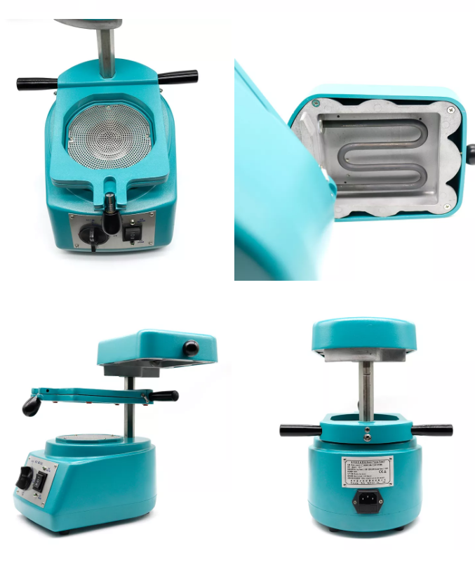 Round dental vacuum forming machine details