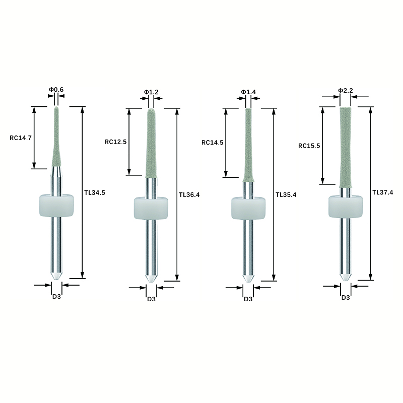 Sirona MC X5 burs for lithium disilicate