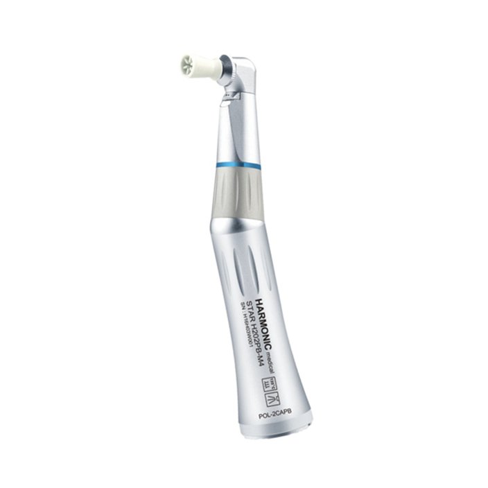 contra-angle dental handpiece polishing application