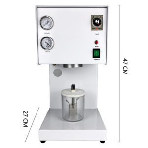 dimension of vacuum mixer dental equipment