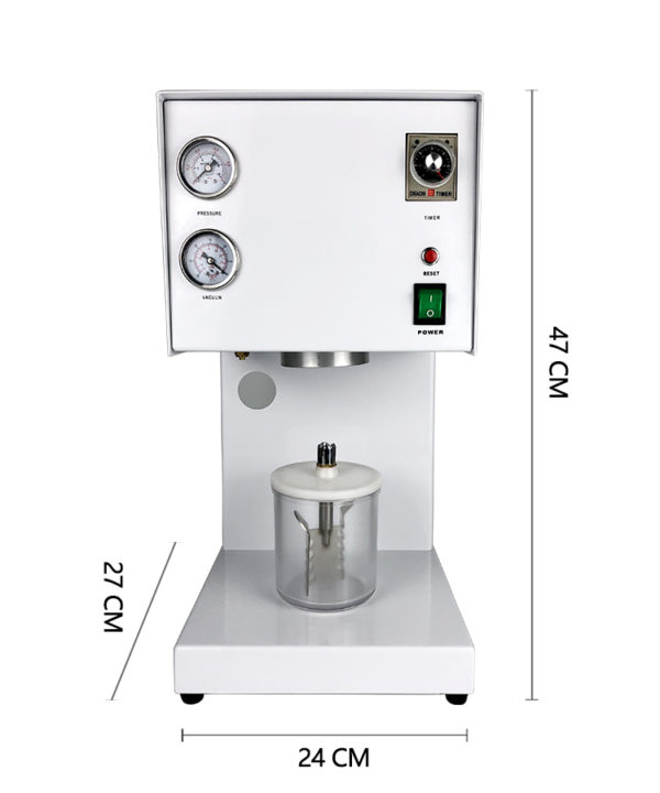 dimension of vacuum mixer dental equipment