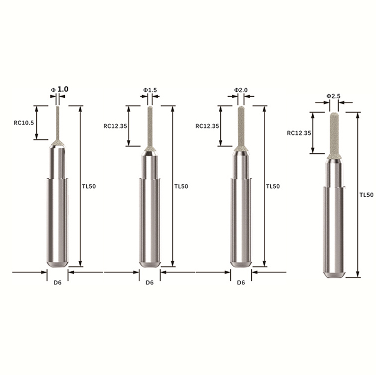 lithium burs arum size