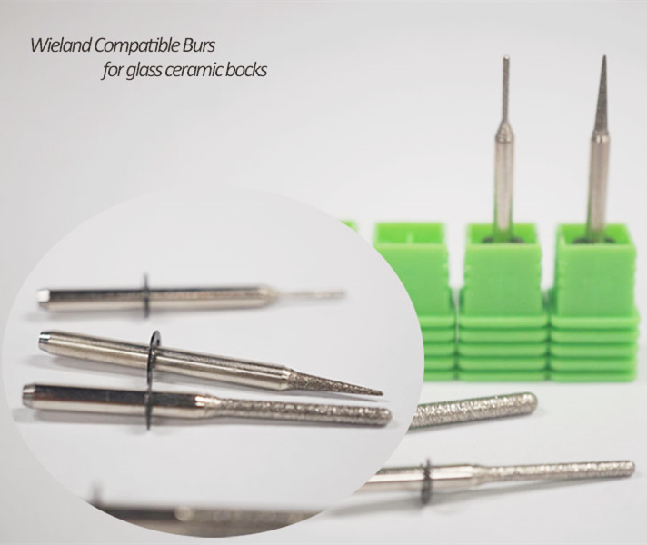 wieland burs for glass ceramic