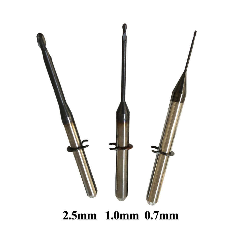 wieland zirconia milling burs size