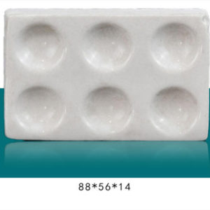 6-holes Porceain Mixing Pad dental uses