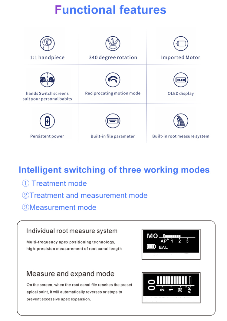 endodontic apex locator and motor function
