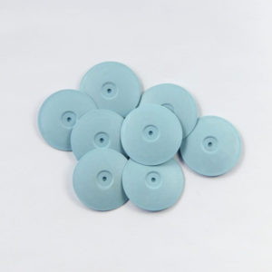 blue color dental technician polishing disc