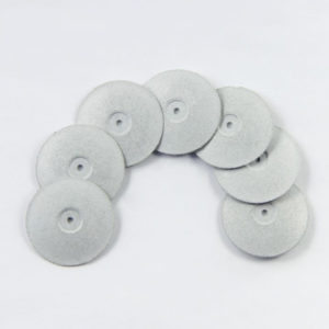 white dental lab polishing disc