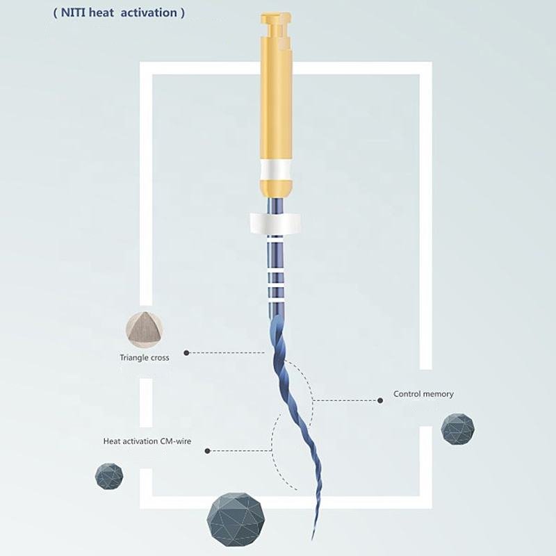 NiTi Heat Treated Rotary Files features